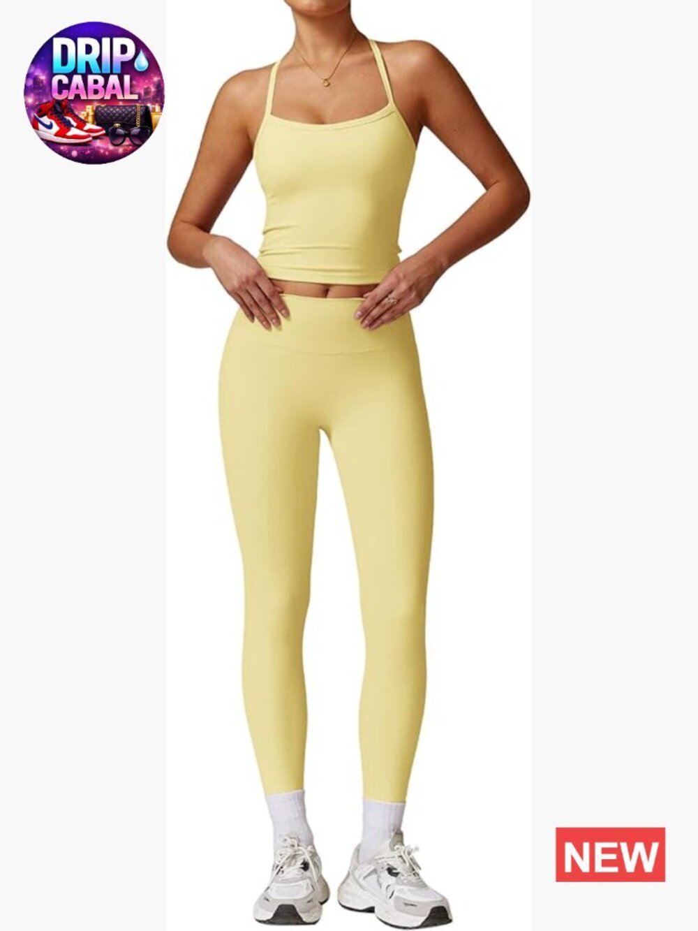 2 Piece High Waisted Seamless Butt Lifting Leggings Sports Bra Set